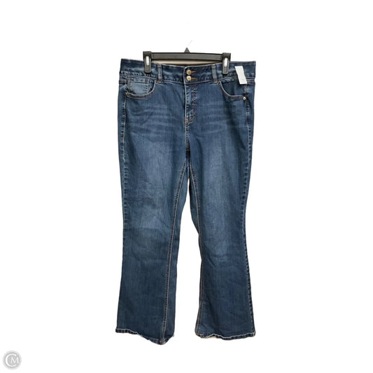 Jeans Boot Cut By Lane Bryant In Blue Denim, Size: 16
