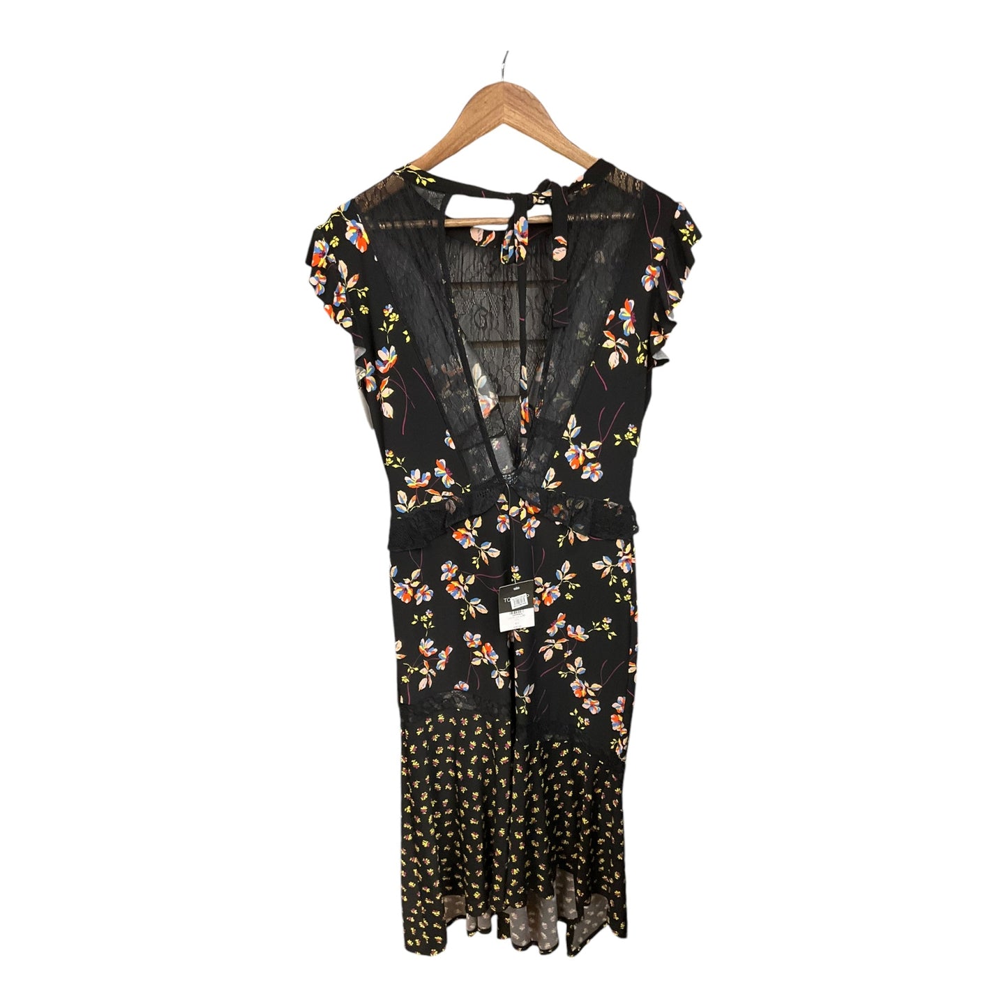 Dress Casual Maxi By Topshop In Black, Size: S