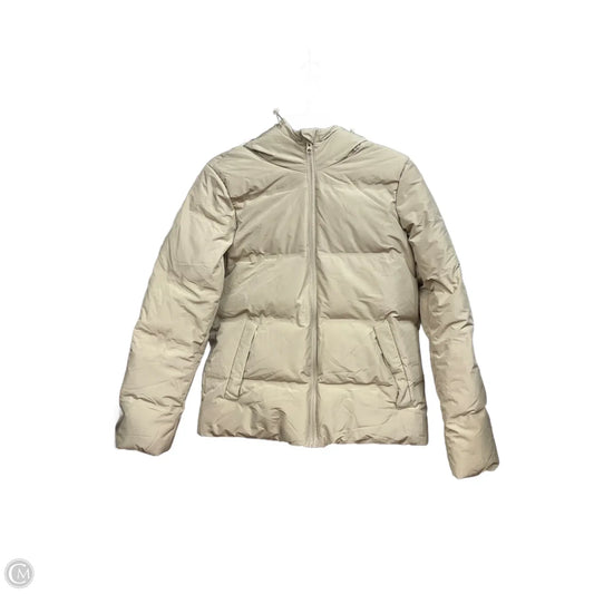 Coat Puffer & Quilted By Cole-haan In Tan, Size: Xs