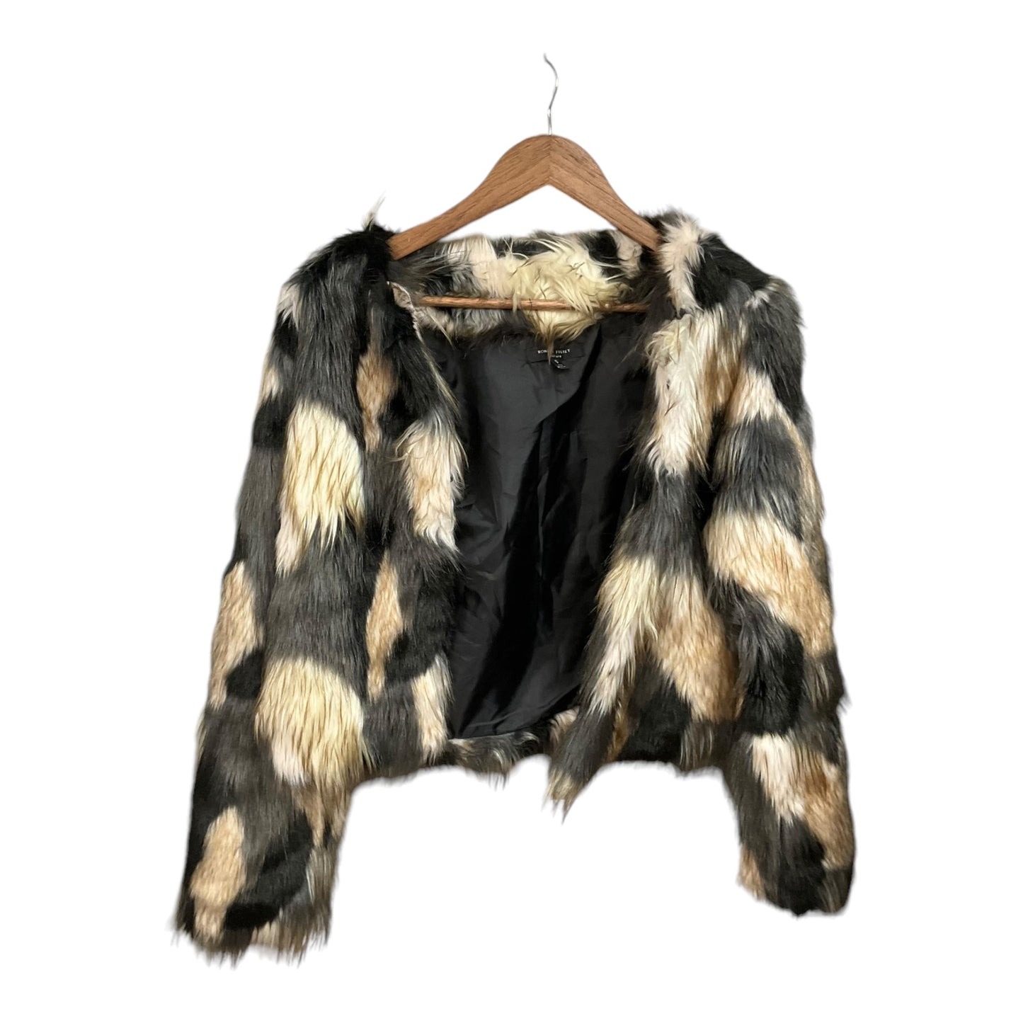 Coat Faux Fur & Sherpa By Romeo And Juliet In Multi-colored, Size: S