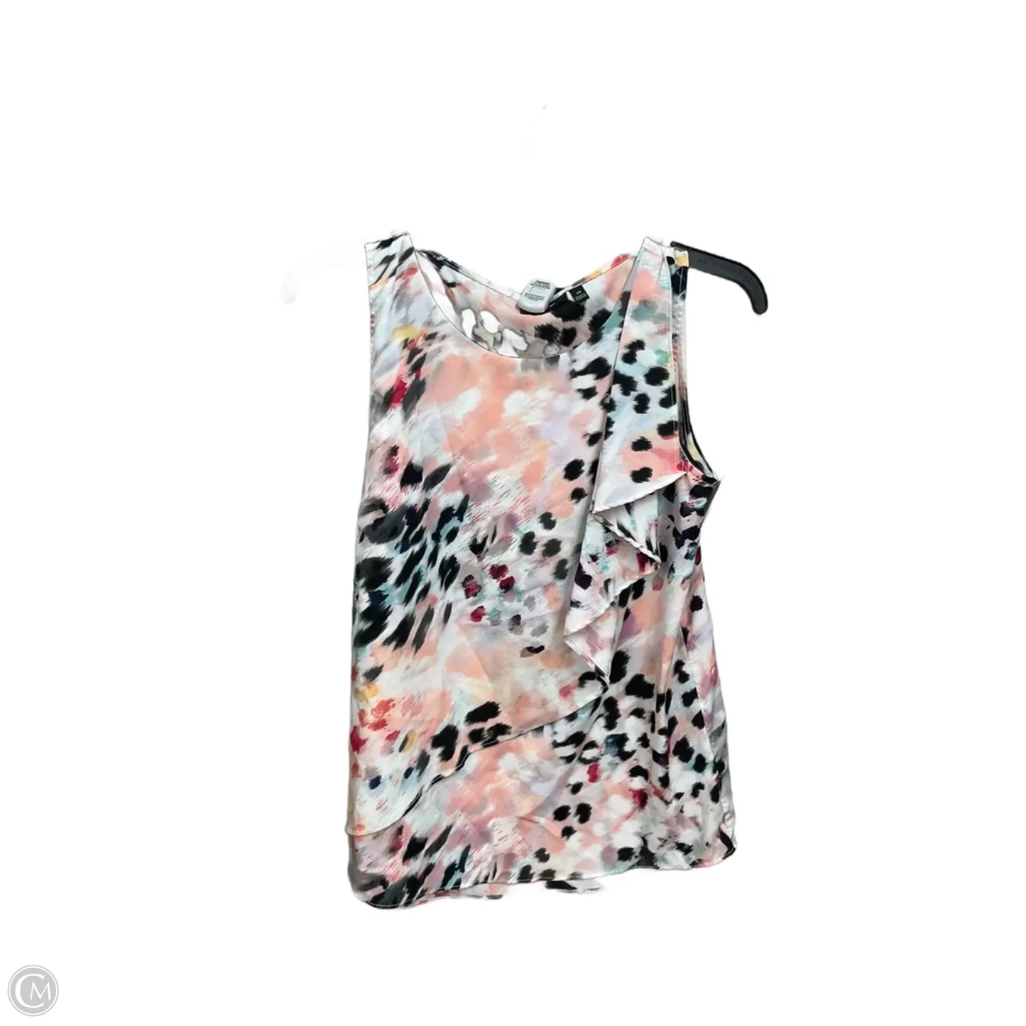 Top Sleeveless By Apt 9 In Animal Print, Size: Xs
