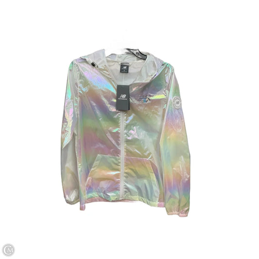 Jacket Windbreaker By New Balance In Multi-colored, Size: M