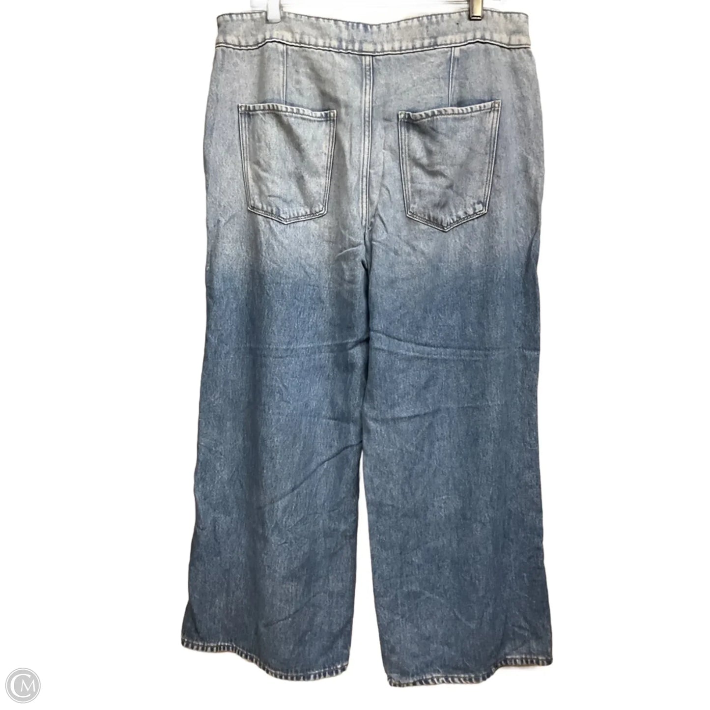 Jeans Wide Leg By White House Black Market In Blue Denim, Size: 14