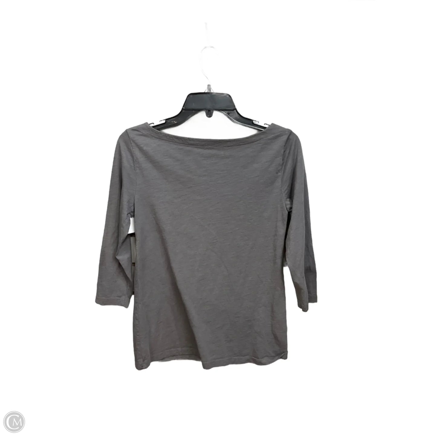 Top 3/4 Sleeve Basic By Loft In Grey, Size: S