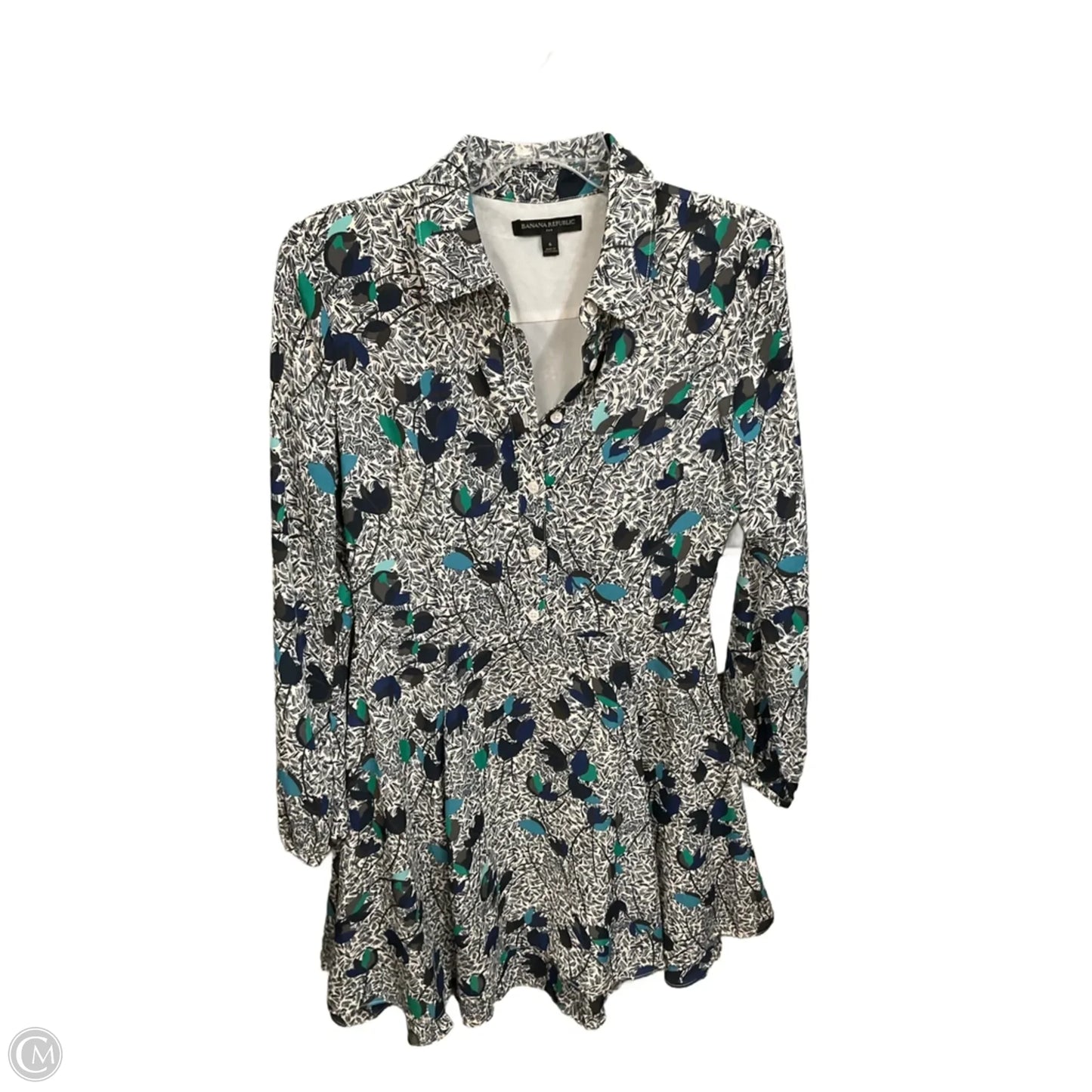 Dress Casual Short By Banana Republic In Floral Print, Size: S