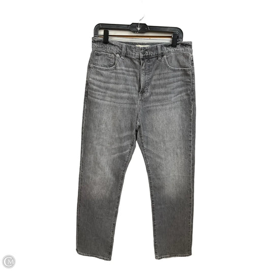 Jeans Straight By Madewell In Grey Denim, Size: 8