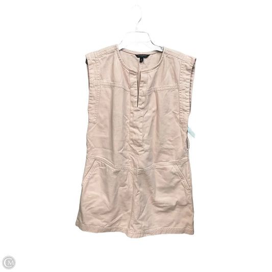 Dress Casual Short By Banana Republic In Pink Denim, Size: M