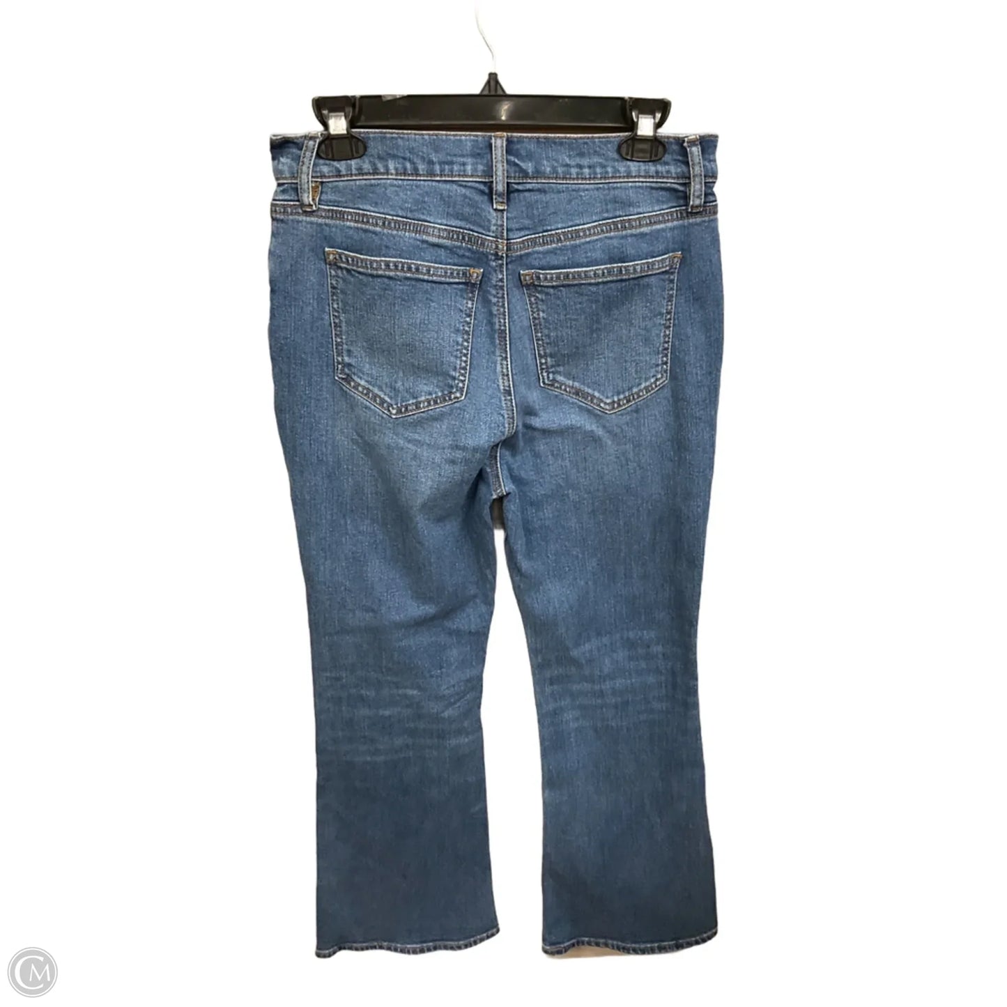 Jeans Flared By Ann Taylor In Blue Denim, Size: 6p