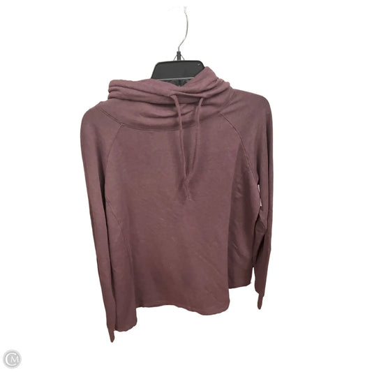 Athletic Top Long Sleeve Collar By 32 Degrees In Purple, Size: Xl