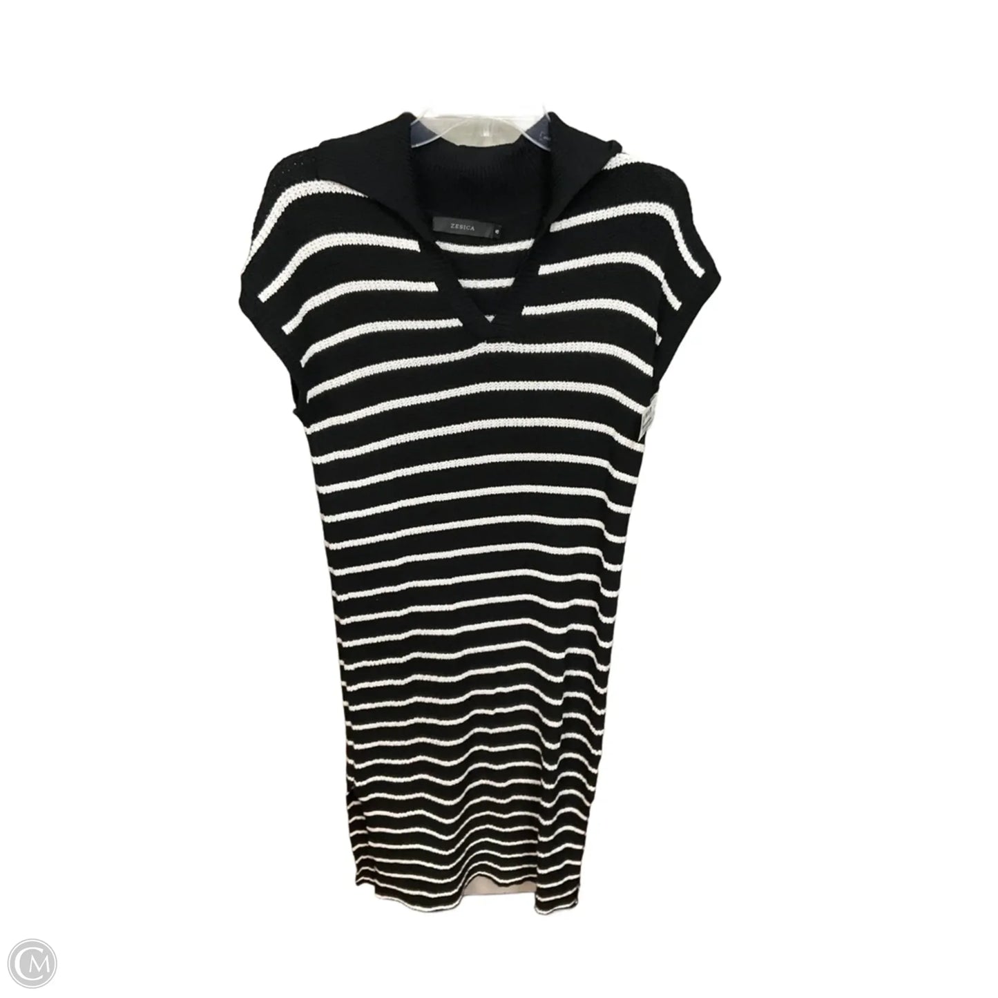 Dress Casual Midi By Zesica In Striped Pattern, Size: S