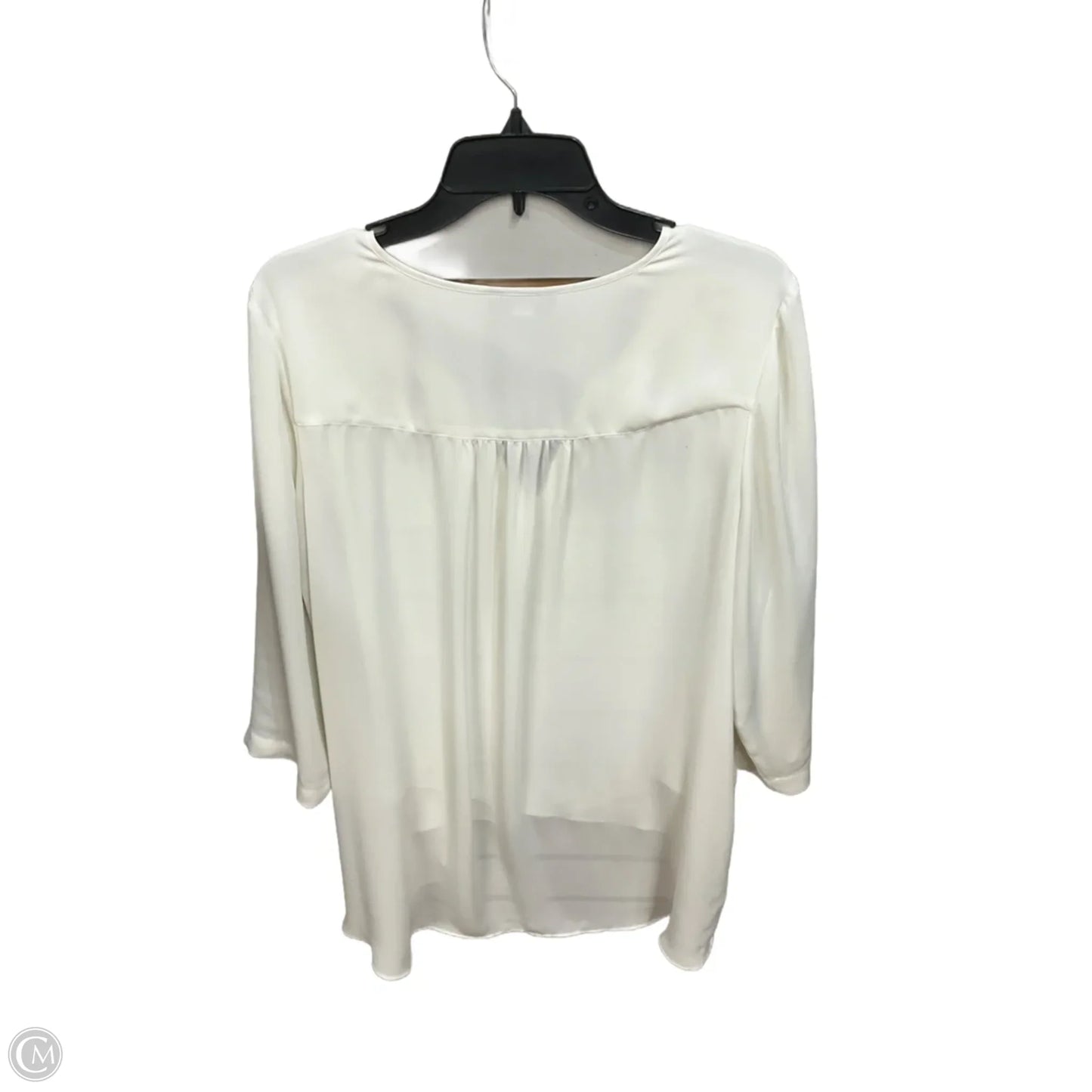 Tunic 3/4 Sleeve By Alfani In Cream, Size: Xl