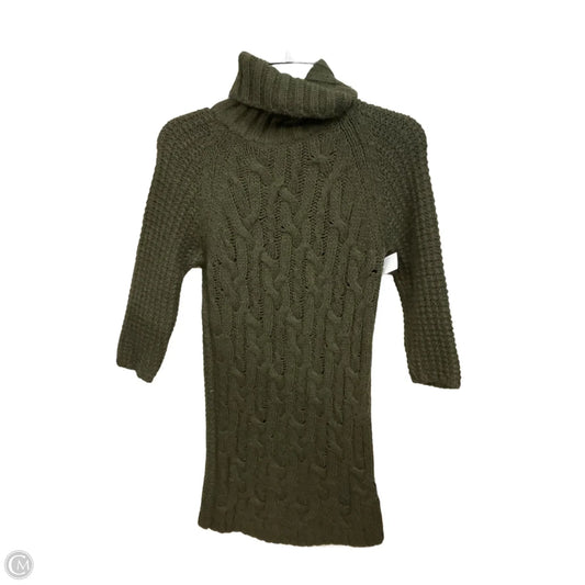 Dress Sweater By Zara In Green, Size: M