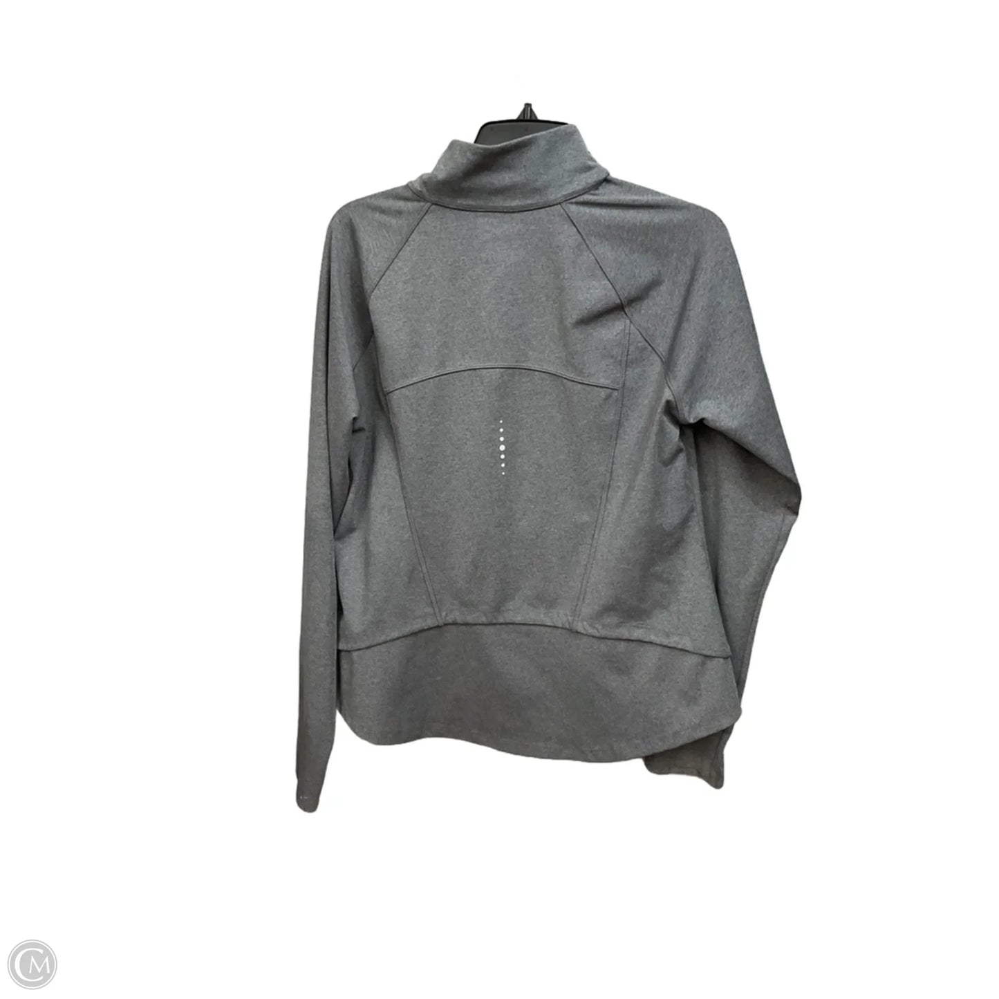 Athletic Jacket By Tek Gear In Grey, Size: L