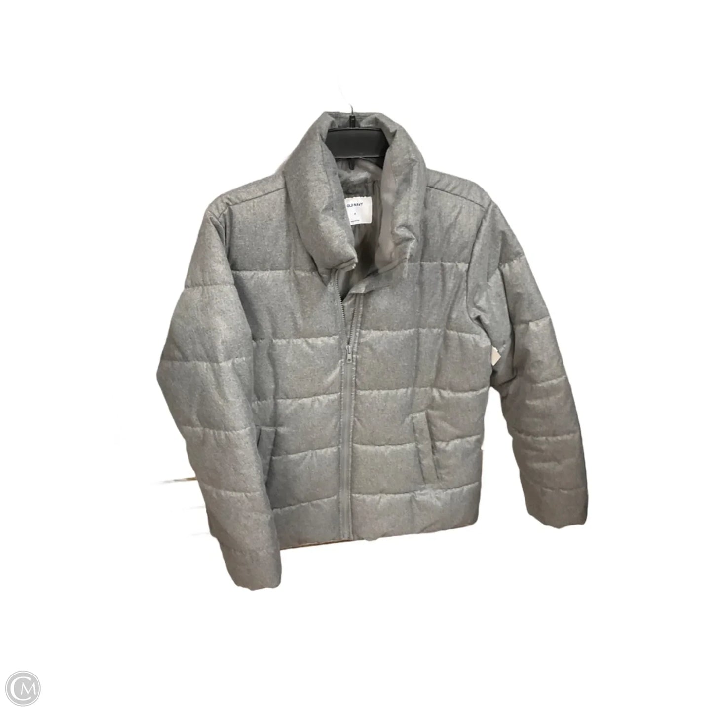 Coat Puffer & Quilted By Old Navy In Grey, Size: M