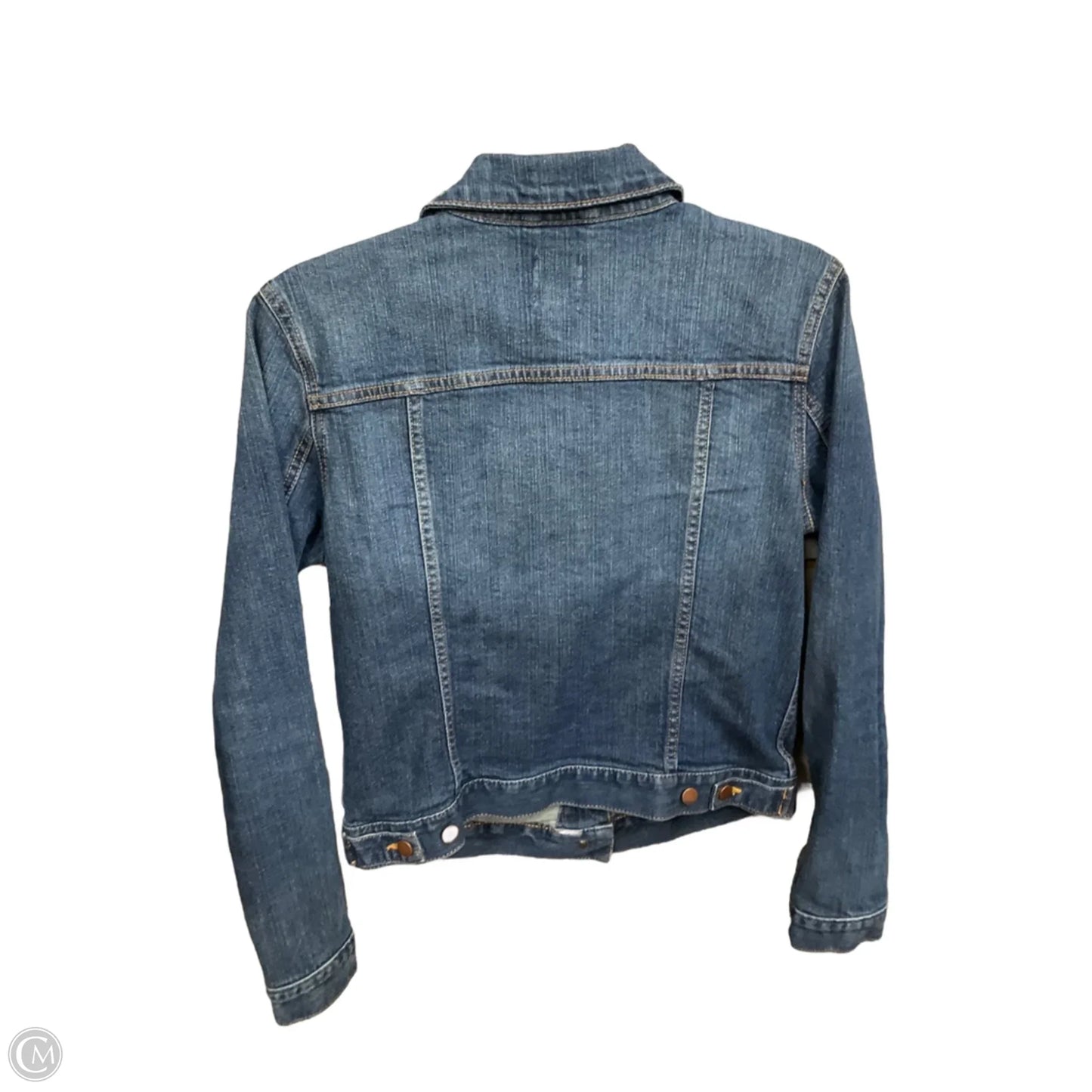 Jacket Denim By Gap In Blue Denim, Size: S