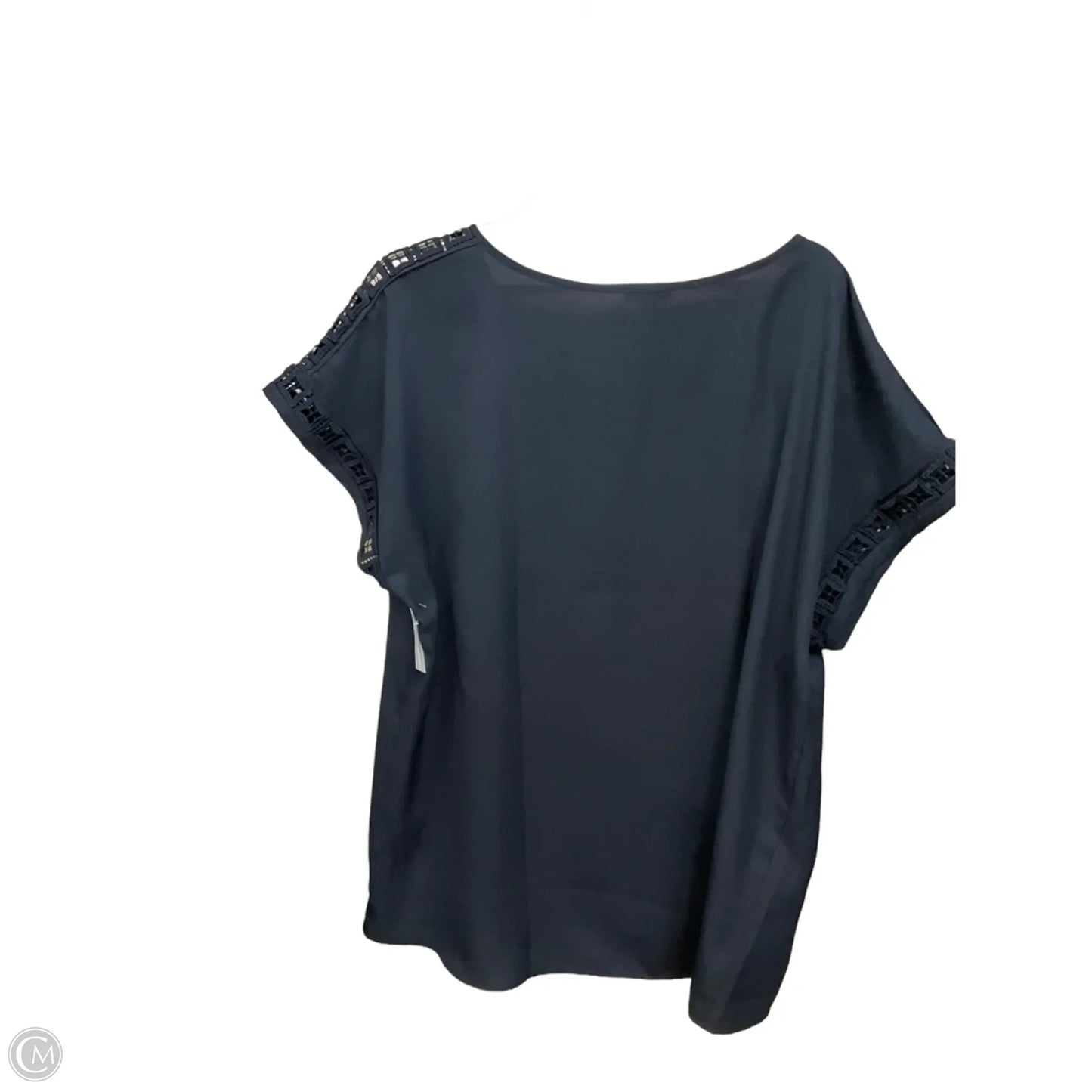 Top Sleeveless By Ann Taylor In Navy, Size: Xl