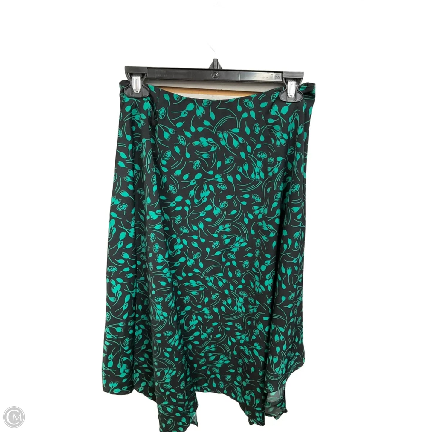 Skirt Midi By Who What Wear In Black & Green, Size: 6