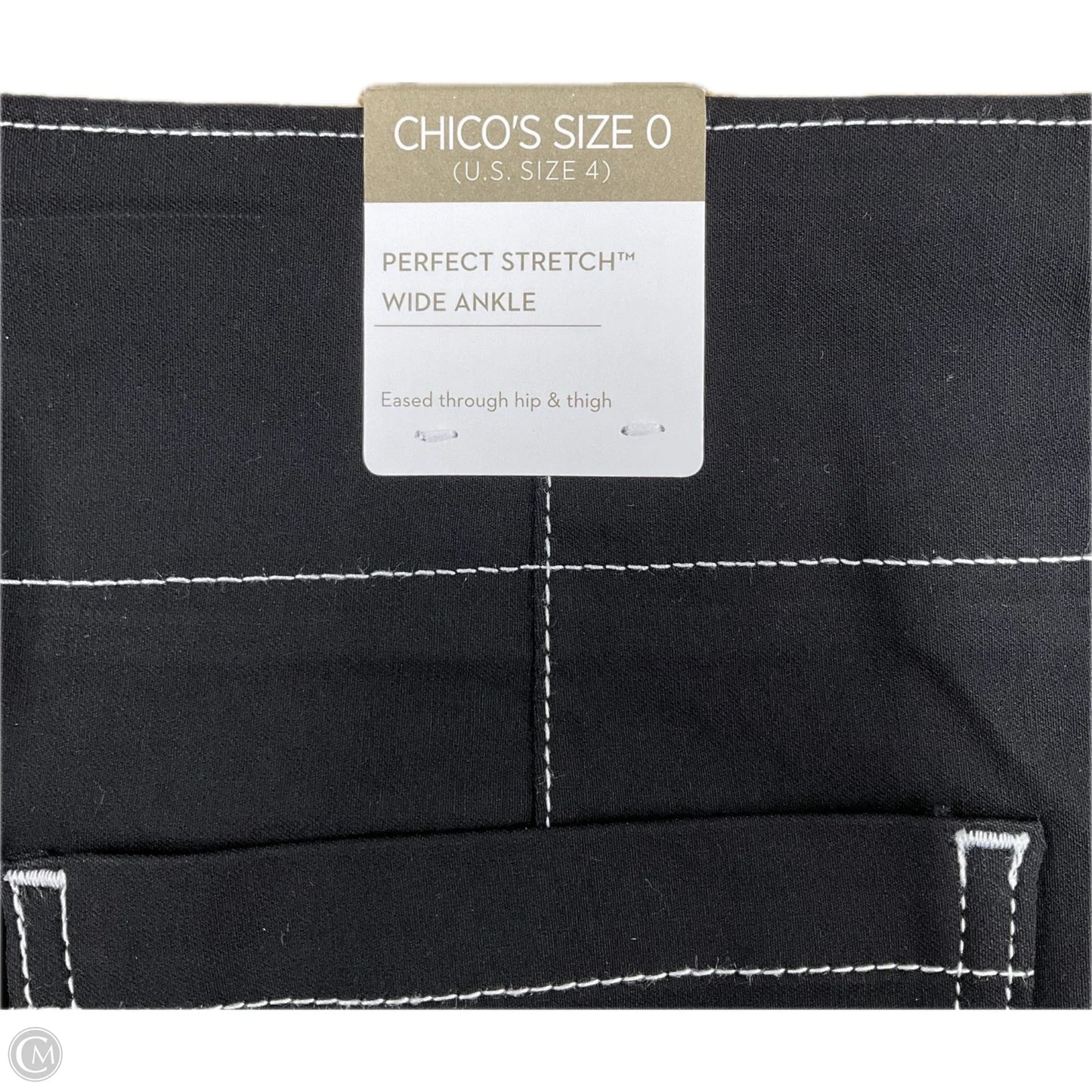 Pants Wide Leg By Chicos In Black, Size: 4