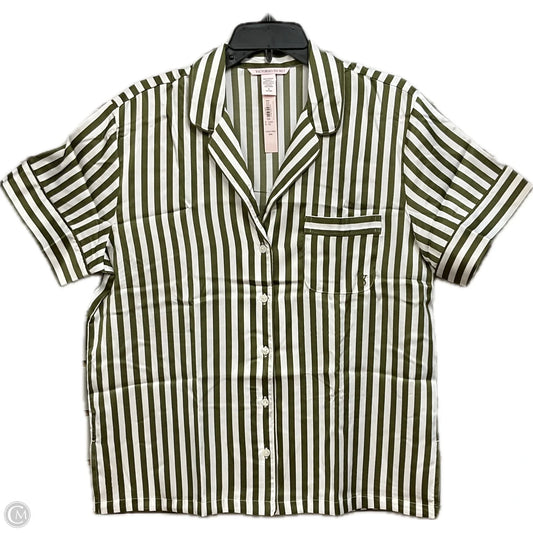Pajamas 2pc By Victorias Secret In Striped Pattern, Size: M