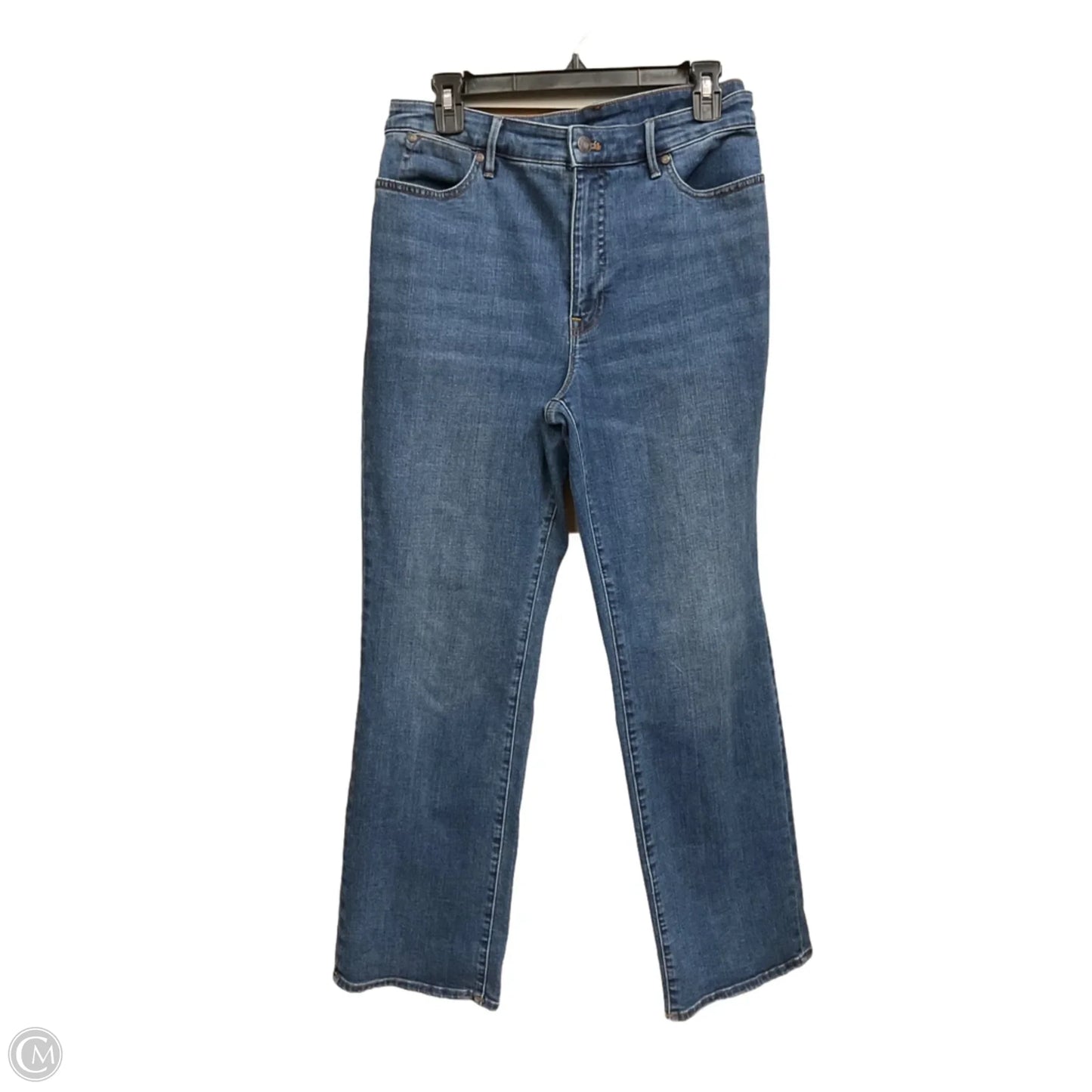 Jeans Boot Cut By Talbots In Blue Denim, Size: 12p