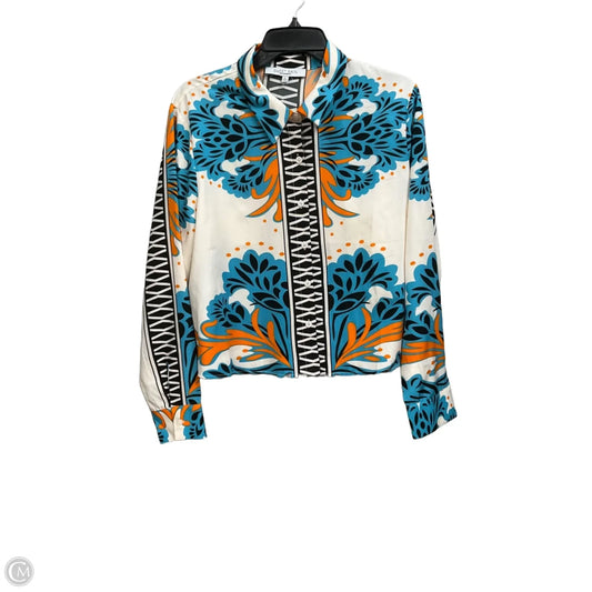 Blouse Long Sleeve By Sweet Rain In Floral Print, Size: L