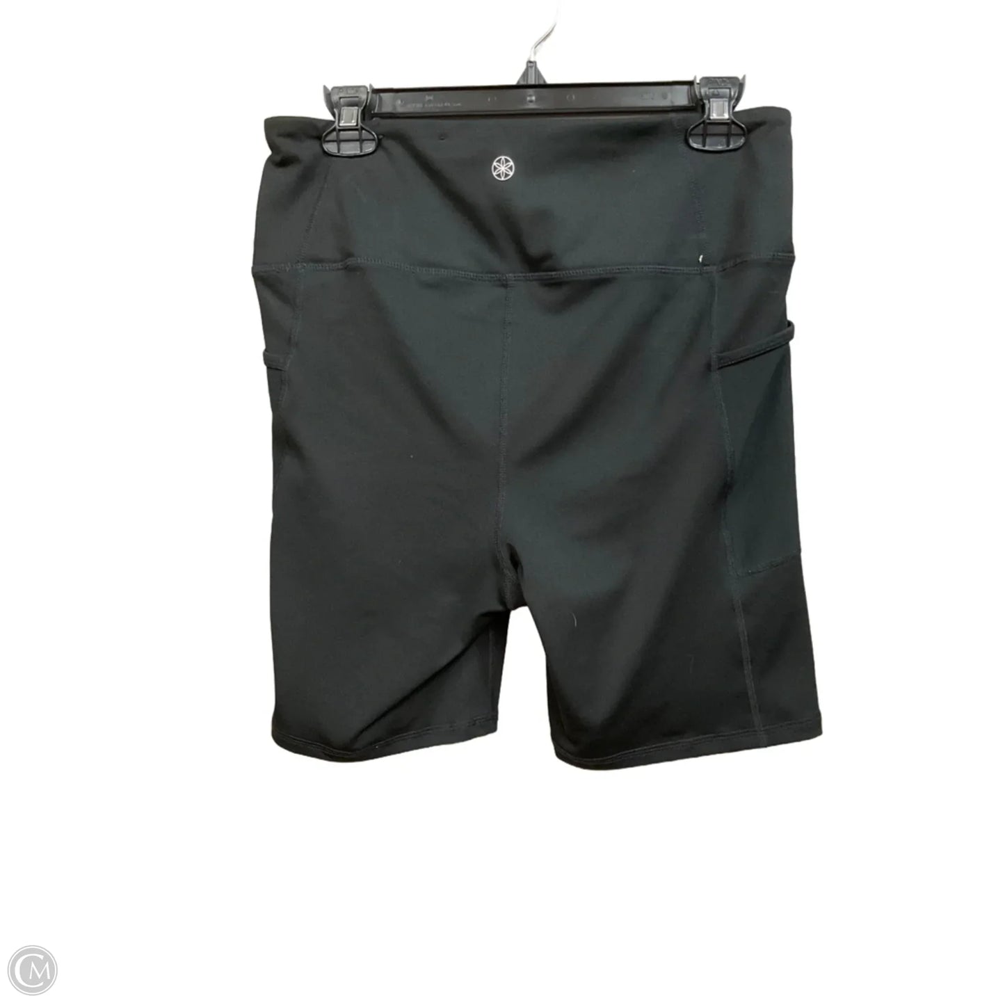 Athletic Shorts By Gaiam In Black, Size: L