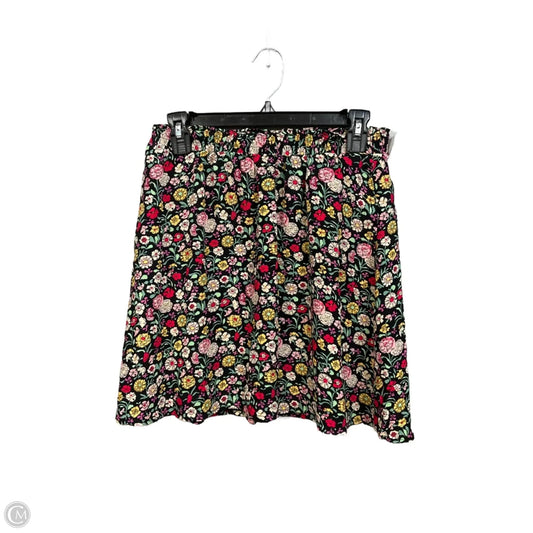 Skirt Mini & Short By Loft In Floral Print, Size: 2