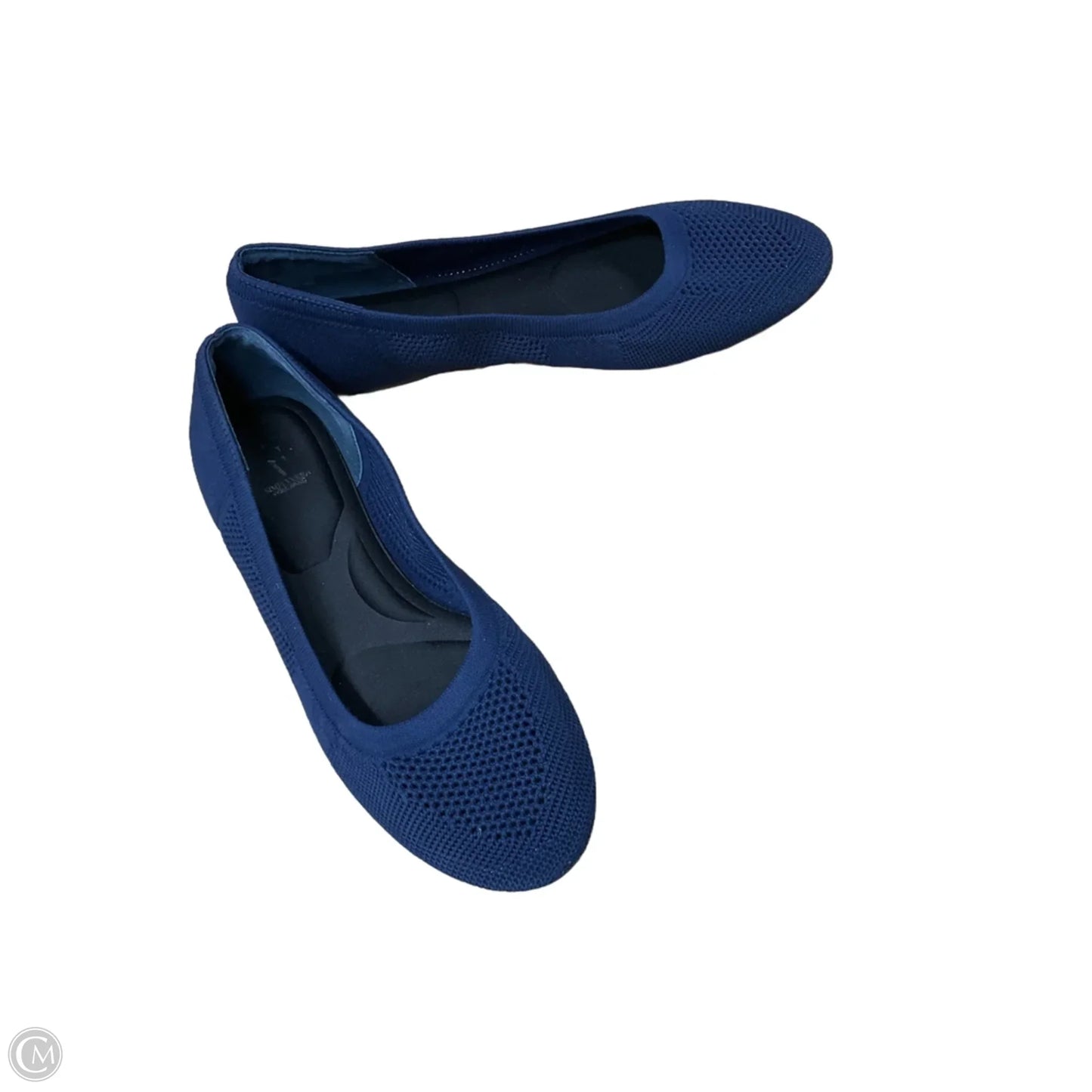 Shoes Flats By Simply Vera In Navy, Size: 9.5