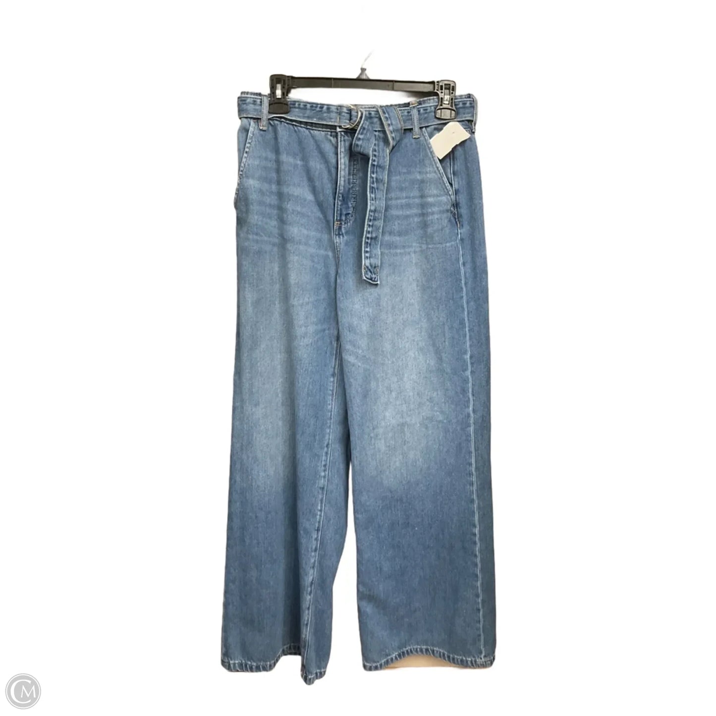 Jeans Wide Leg By Loft In Blue Denim, Size: 2
