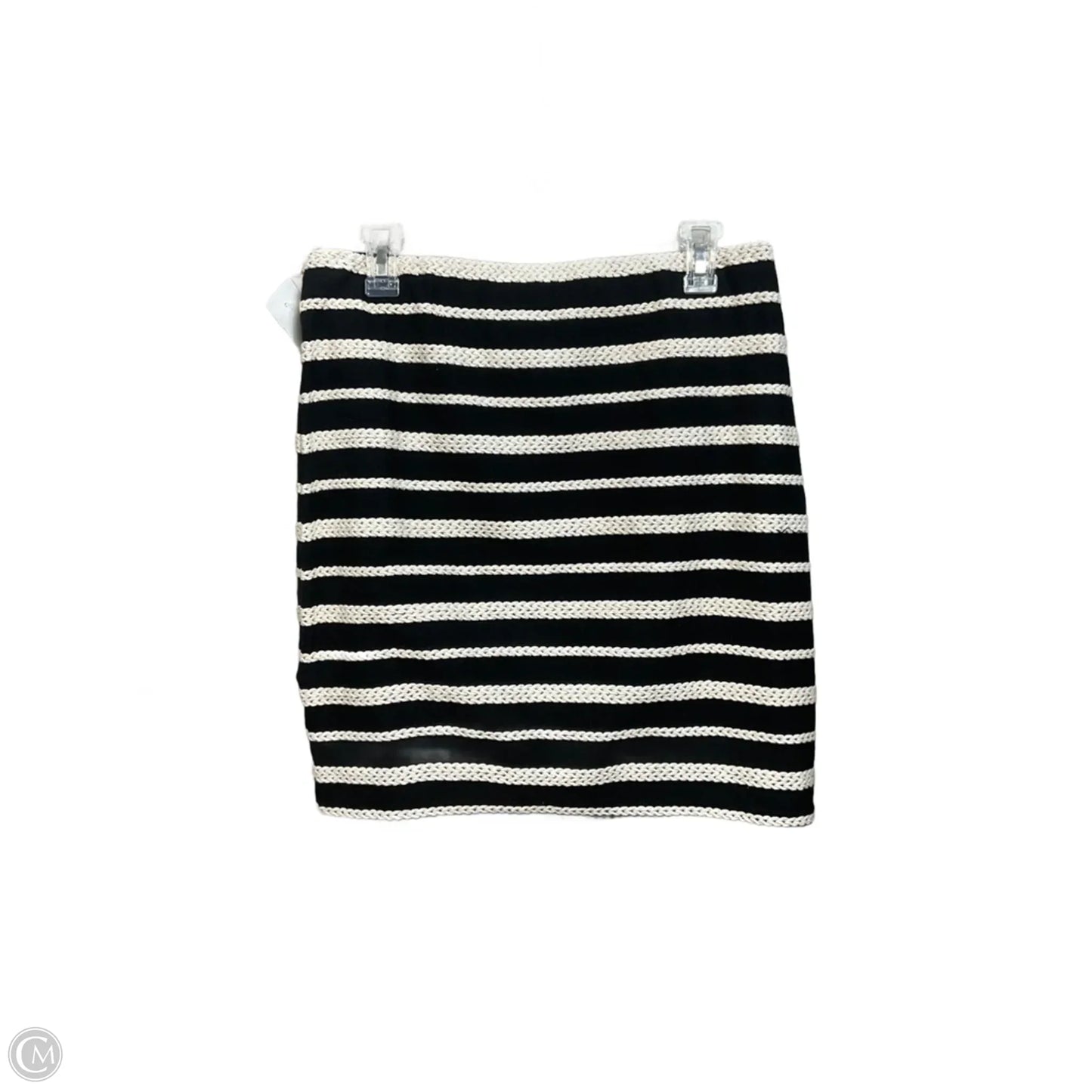 Skirt Mini & Short By Max Studio In Black & Cream, Size: 12