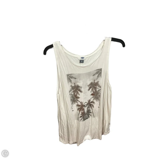 Top Sleeveless By Old Navy In Tropical Print, Size: Xl