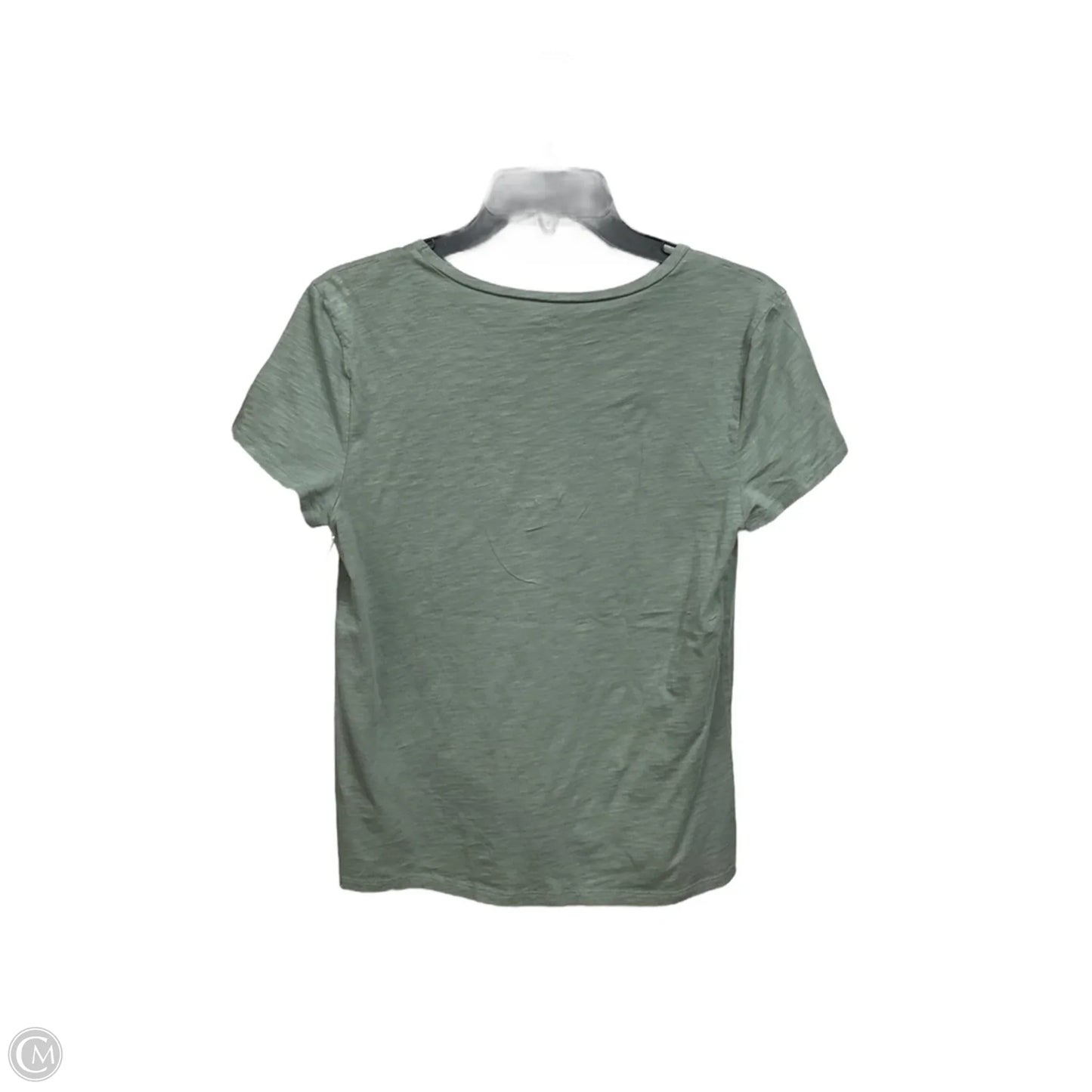 Top Short Sleeve Basic By Loft In Green, Size: M