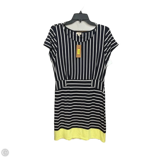 Dress Casual Short By Cremieux In Striped Pattern, Size: L