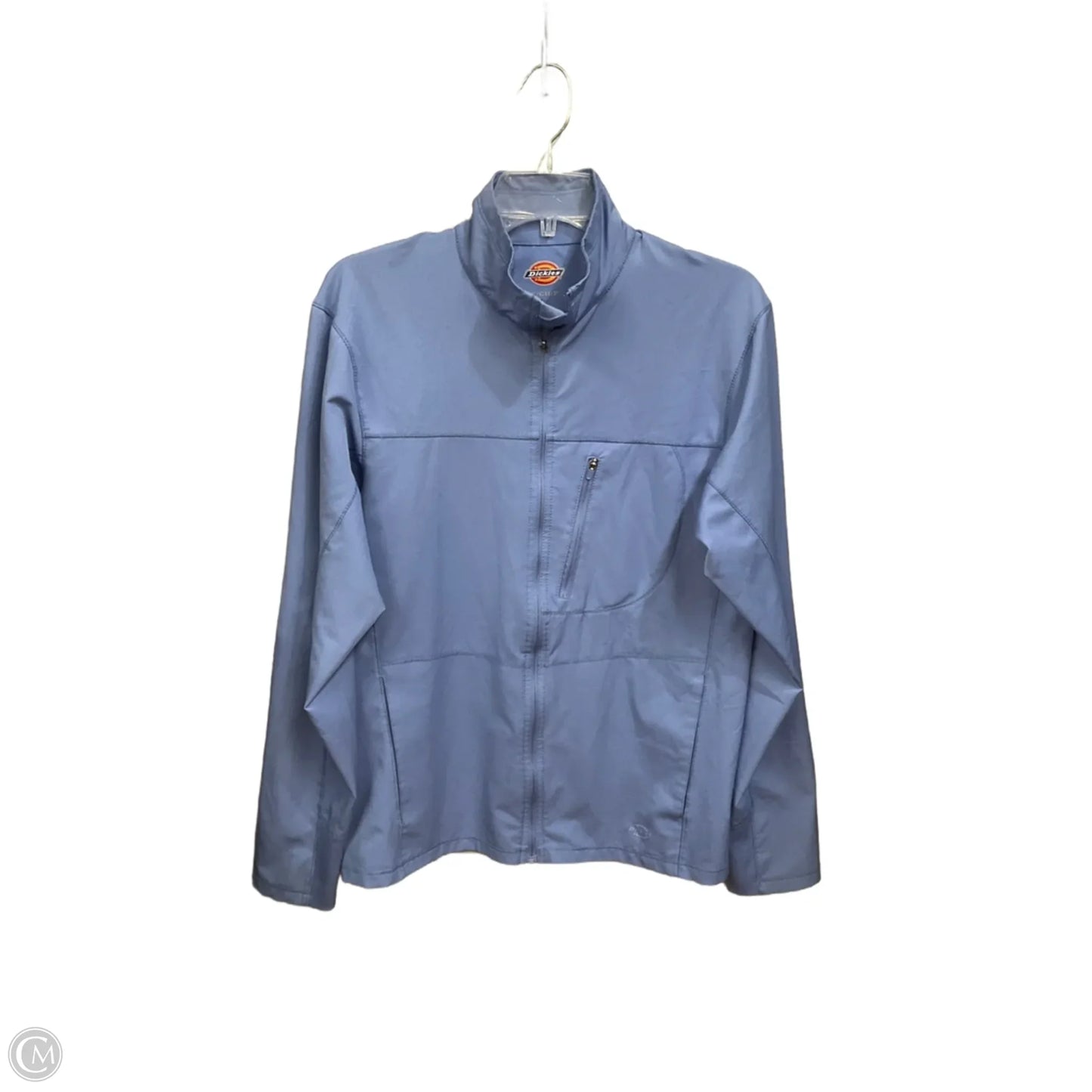 Athletic Jacket By Dickies In Blue, Size: S