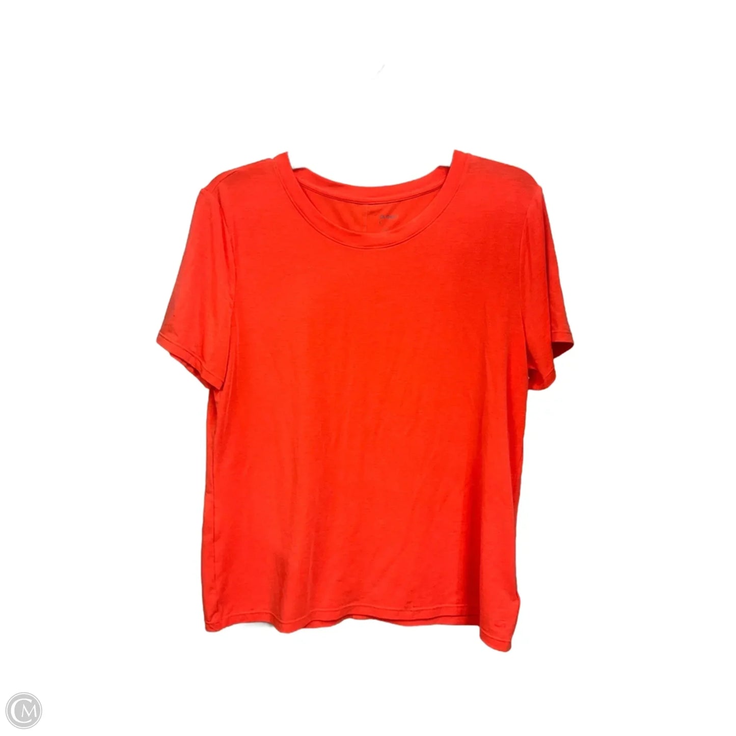 Athletic Top Short Sleeve By Gapfit In Orange, Size: L