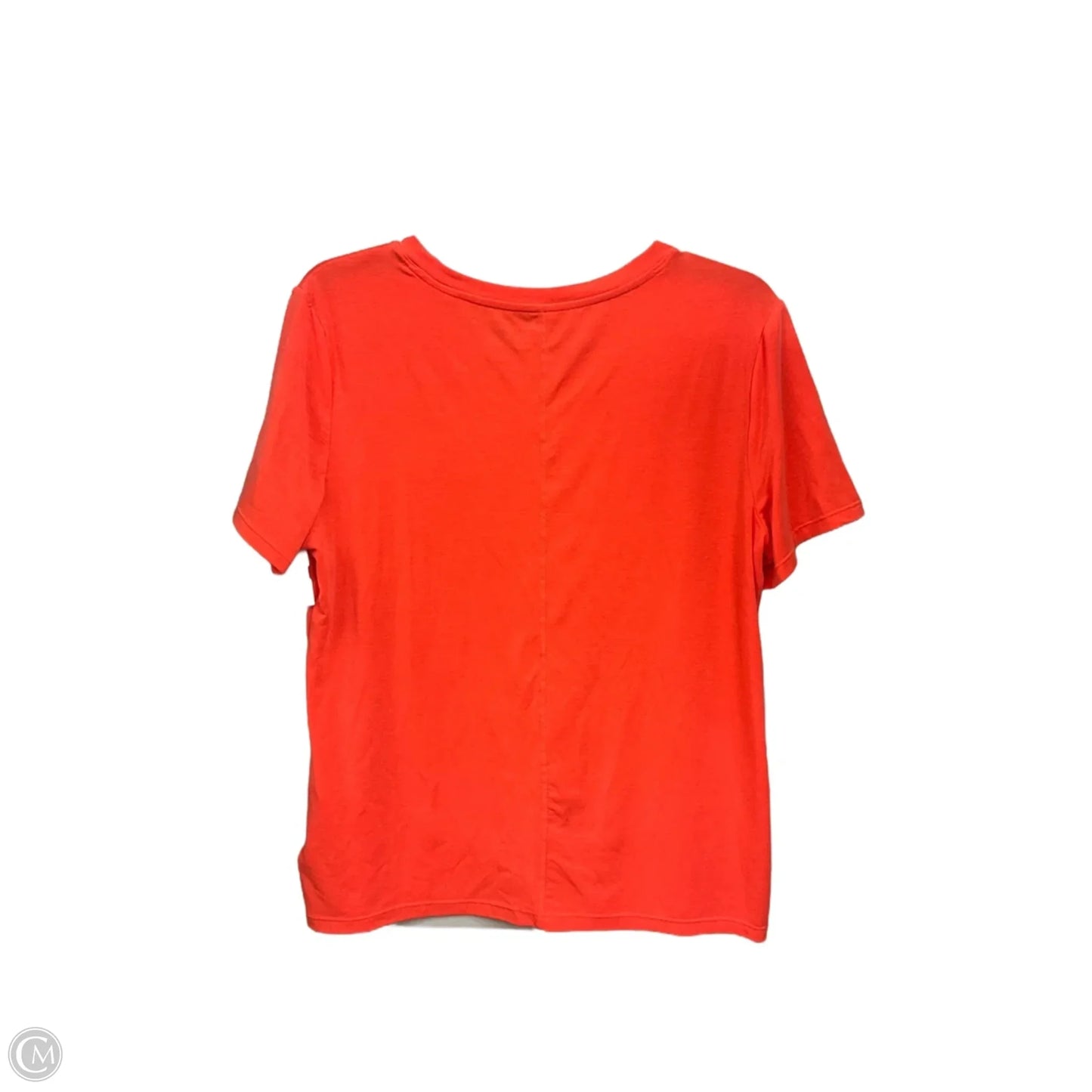 Athletic Top Short Sleeve By Gapfit In Orange, Size: L