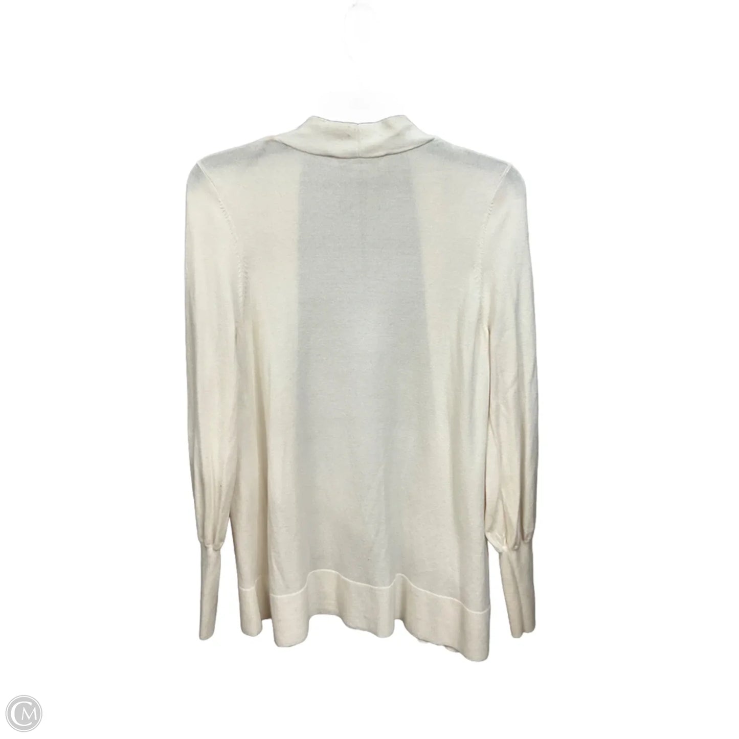 Cardigan By Loft In Cream, Size: M