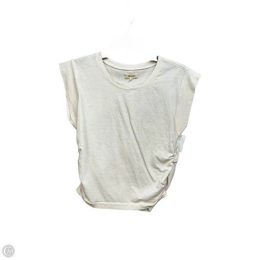 Top Sleeveless Basic By Madewell In Cream, Size: Xs