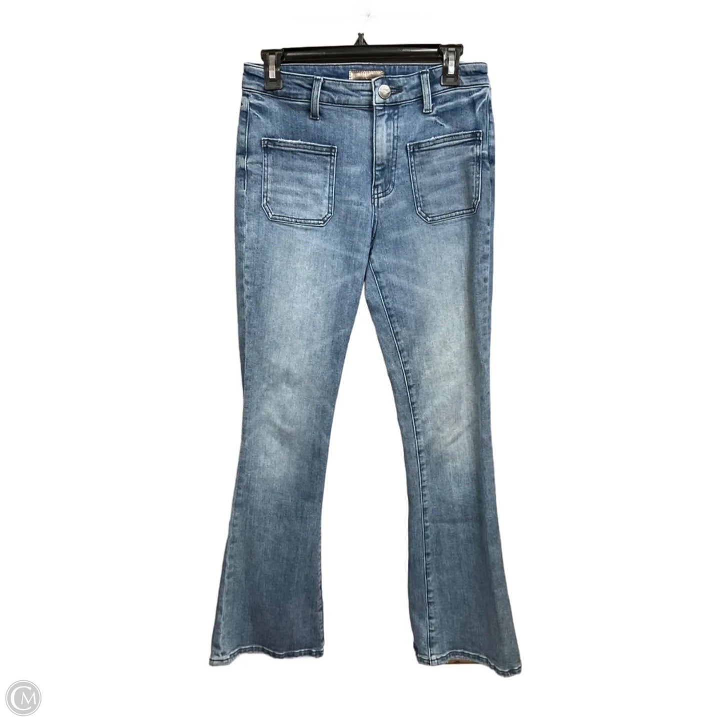 Jeans Flared By Kut In Blue Denim, Size: 2