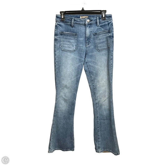 Jeans Flared By Kut In Blue Denim, Size: 2