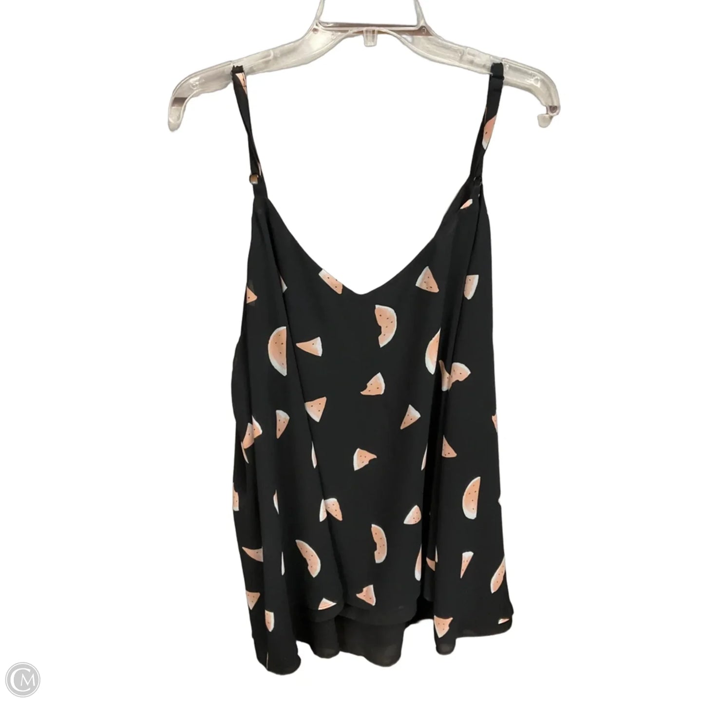 Top Sleeveless By Torrid In Black & Pink, Size: 4x