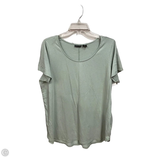 Top Short Sleeve Basic By Tahari In Green, Size: 1x