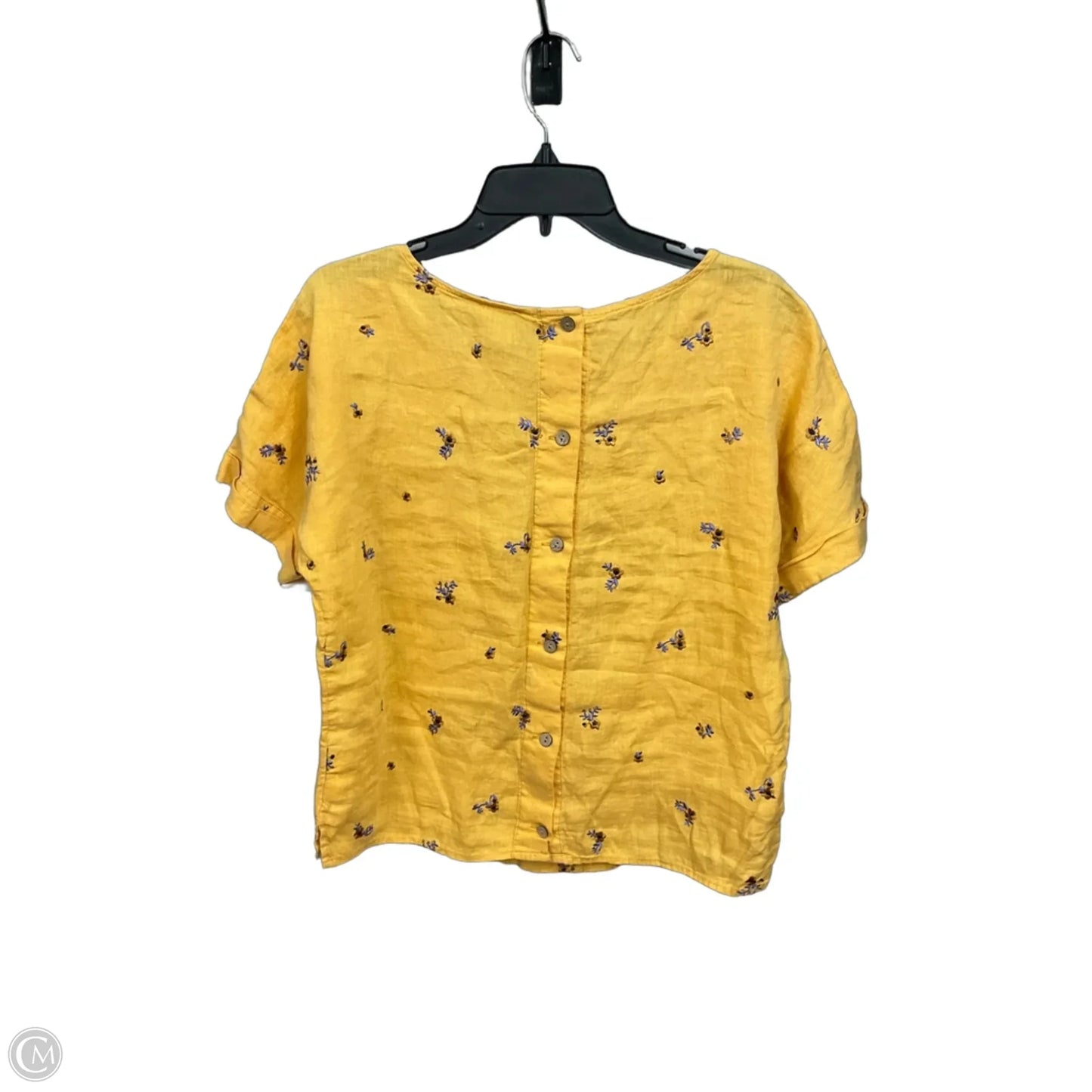 Top Short Sleeve By Cynthia Rowley In Floral Print, Size: S