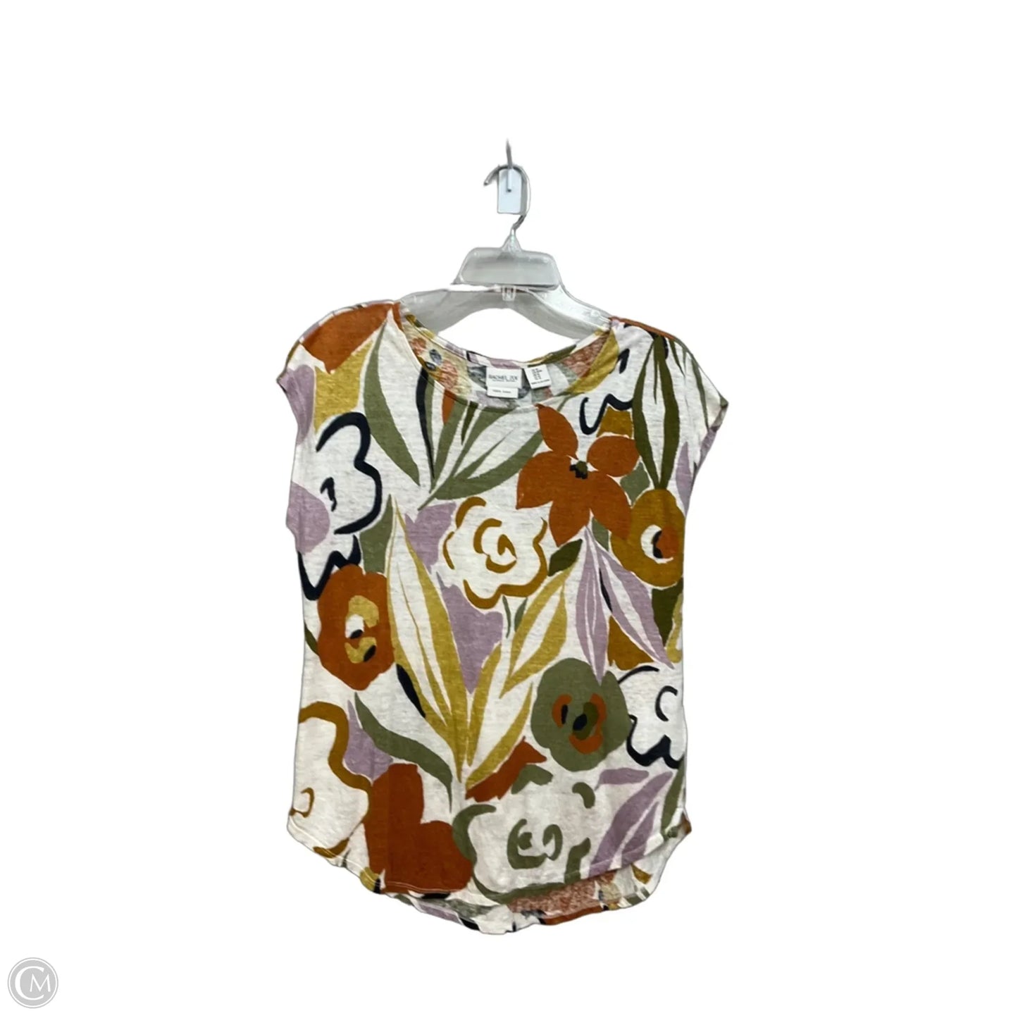 Top Short Sleeve By Rachel Zoe In Floral Print, Size: M