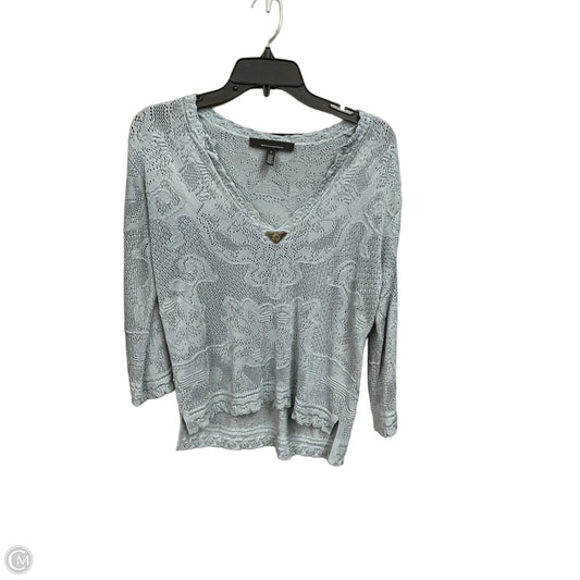 Top 3/4 Sleeve By White House Black Market In Blue, Size: S