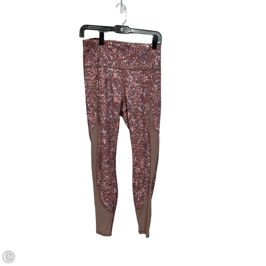 Athletic Leggings By Athleta In Maroon, Size: S