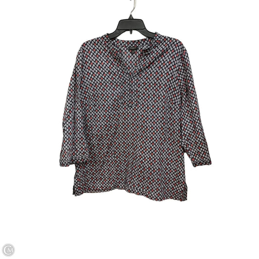 Top Long Sleeve Basic By Talbots In Multi-colored, Size: Xl