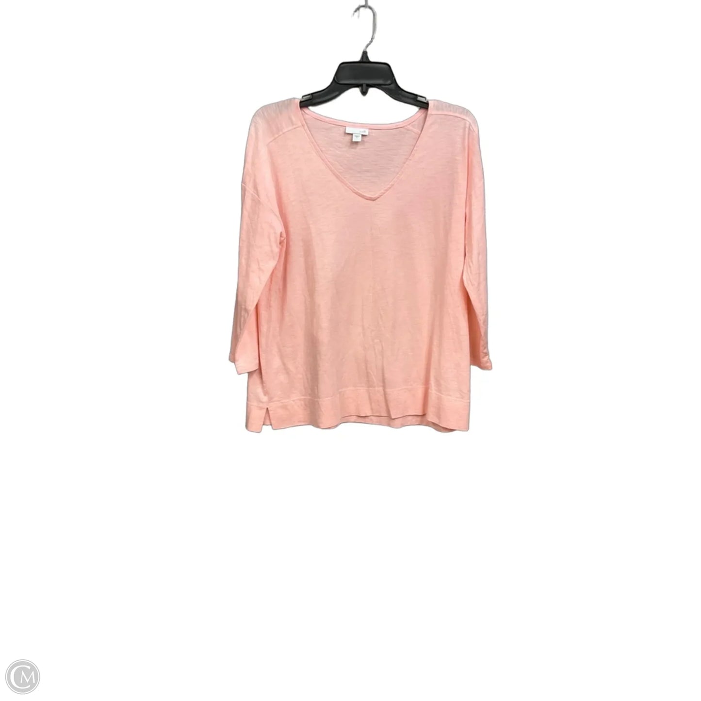Top Long Sleeve Basic By J. Jill In Pink, Size: L