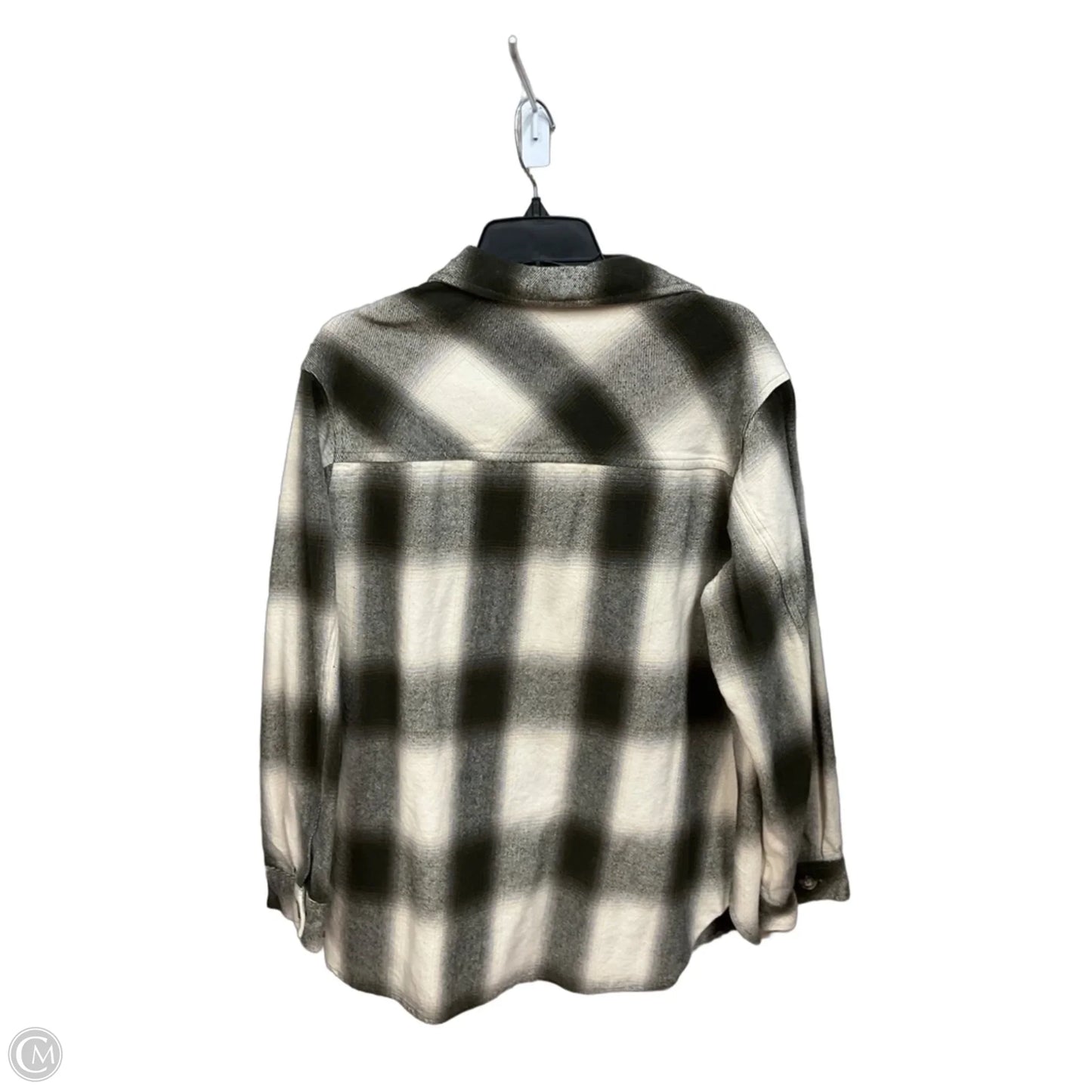 Jacket Shirt By Sanctuary In Plaid Pattern, Size: Xl