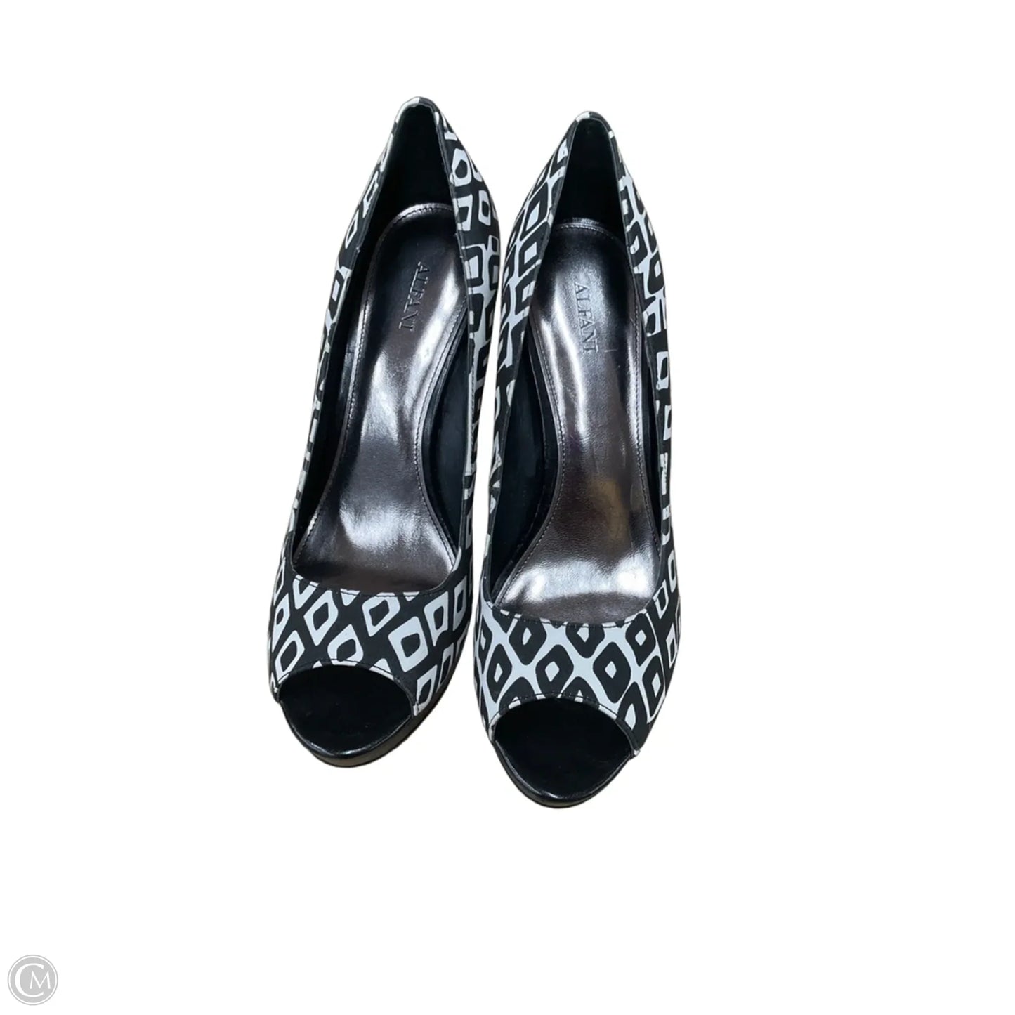 Shoes Heels Stiletto By Alfani In Black & Cream, Size: 8.5